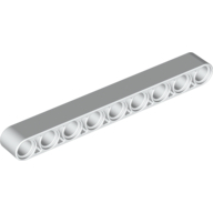 Lego rameno 1x9, bílá (4156341, 6001831)